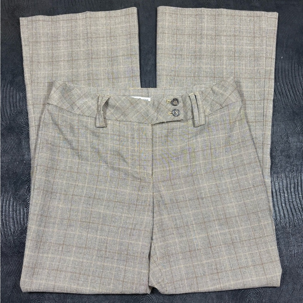 Plaid Wide-Leg Dalia Collection Dress Pangs Size 4